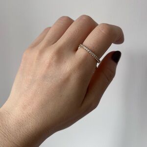 NWT Diamonique Wedding Band Diamond Ring